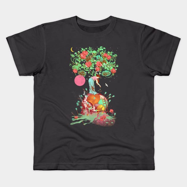 GROW (alt) Kids T-Shirt by Showdeer